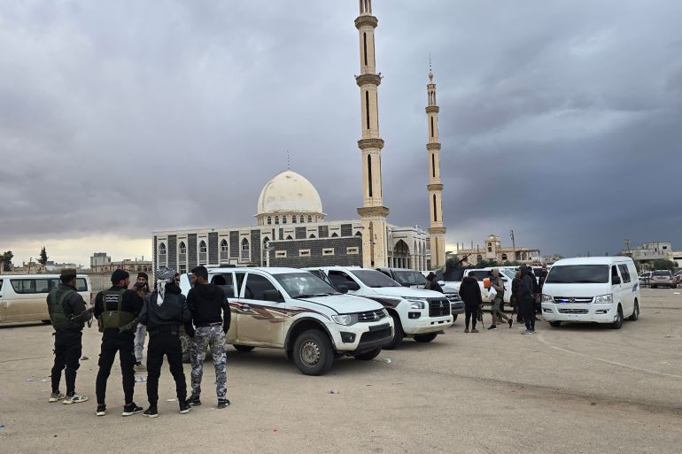 انتشار قوات الامن والجيش السوري في ريف درعا