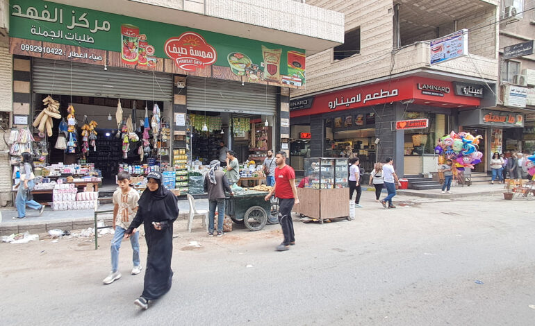 عودة مظاهر الحياة إلى مدينة جرمانا بعد استكمال الترتيبات الأمنية فيها