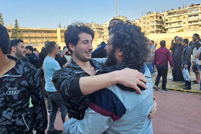الأسرى المحررن في صفقة تبادل الأسرى بين الحكومة السورية وقسد