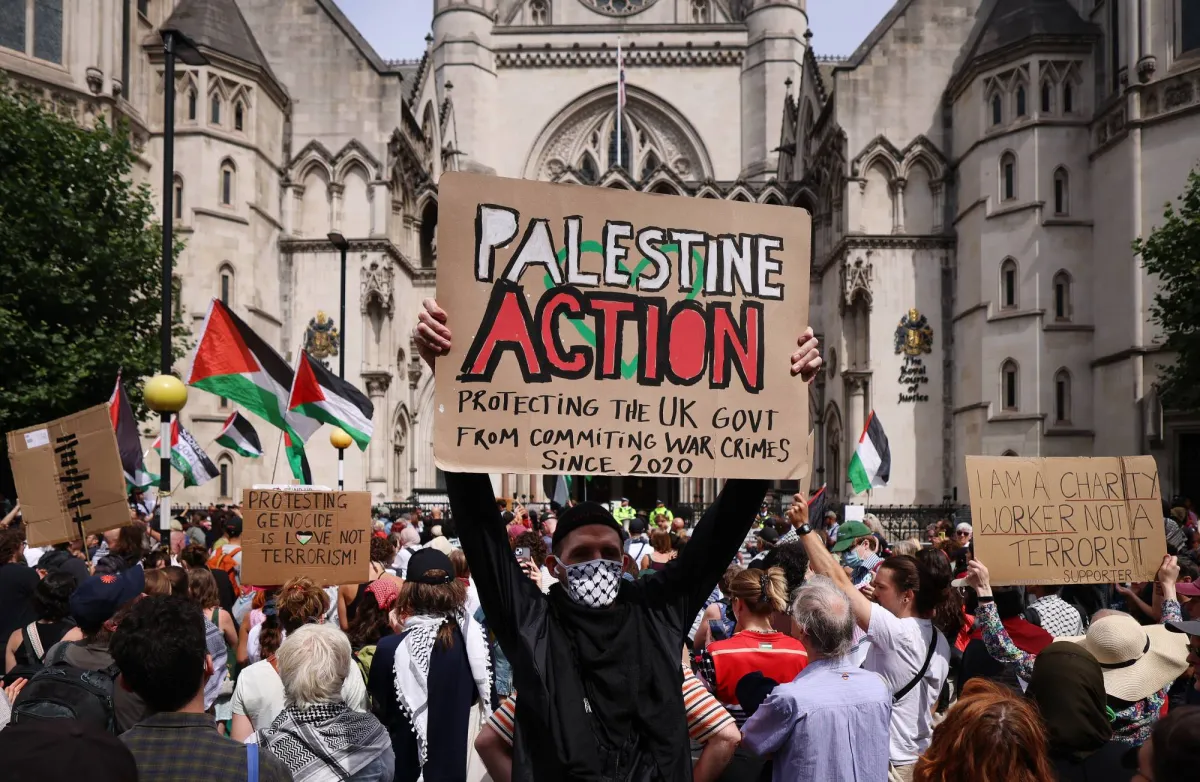 رفض طلب حركة «فلسطين أكشن» لتعليق قرار الحكومة البريطانية حظرها